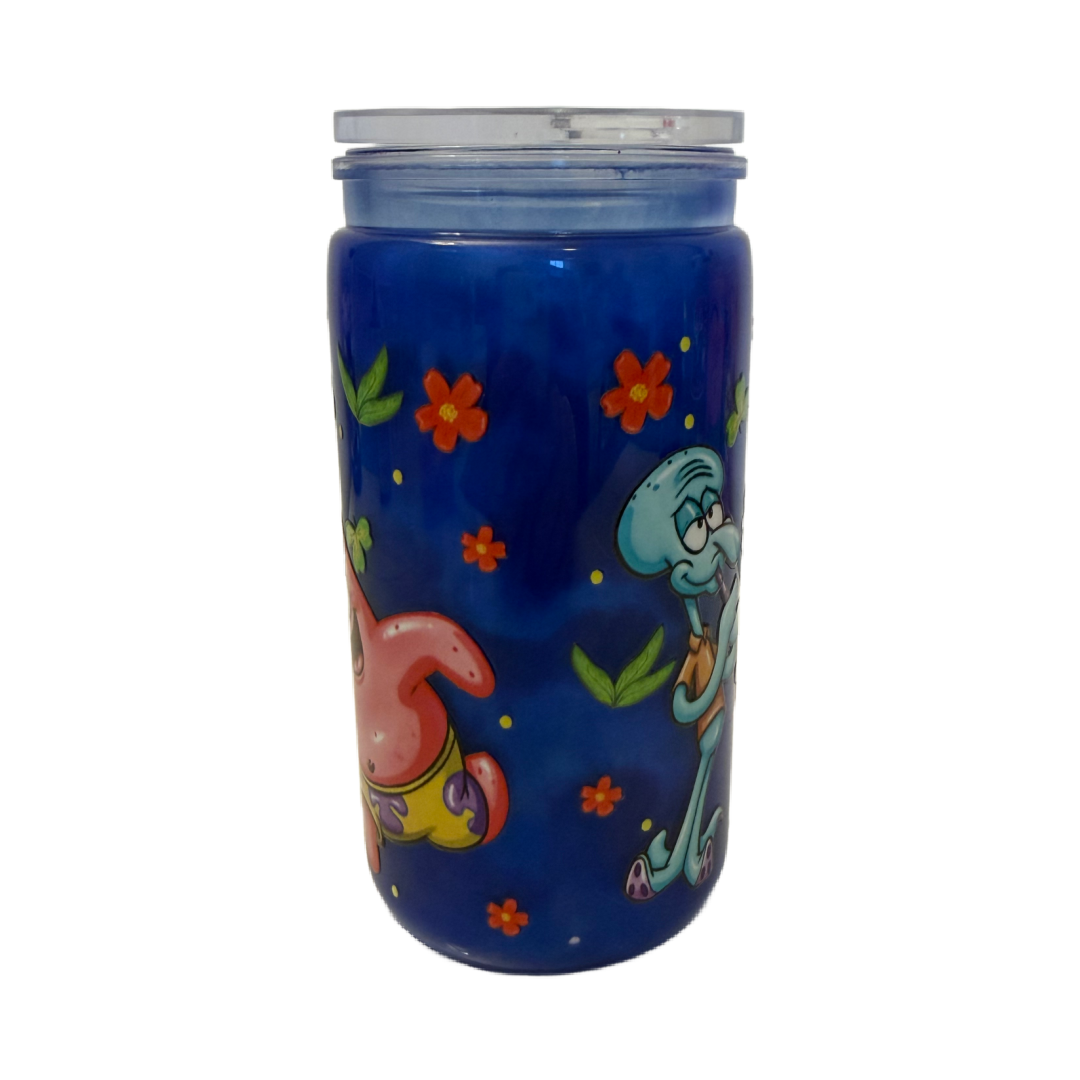 Spongebob Inspired Blue Mica 16oz Cup