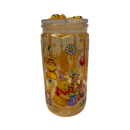 Celebration Pooh Inspired Honey Drip Bee Lid 16oz Cup