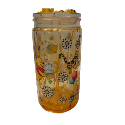Celebration Pooh Inspired Honey Drip Bee Lid 16oz Cup
