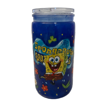 Spongebob Inspired Blue Mica 16oz Cup