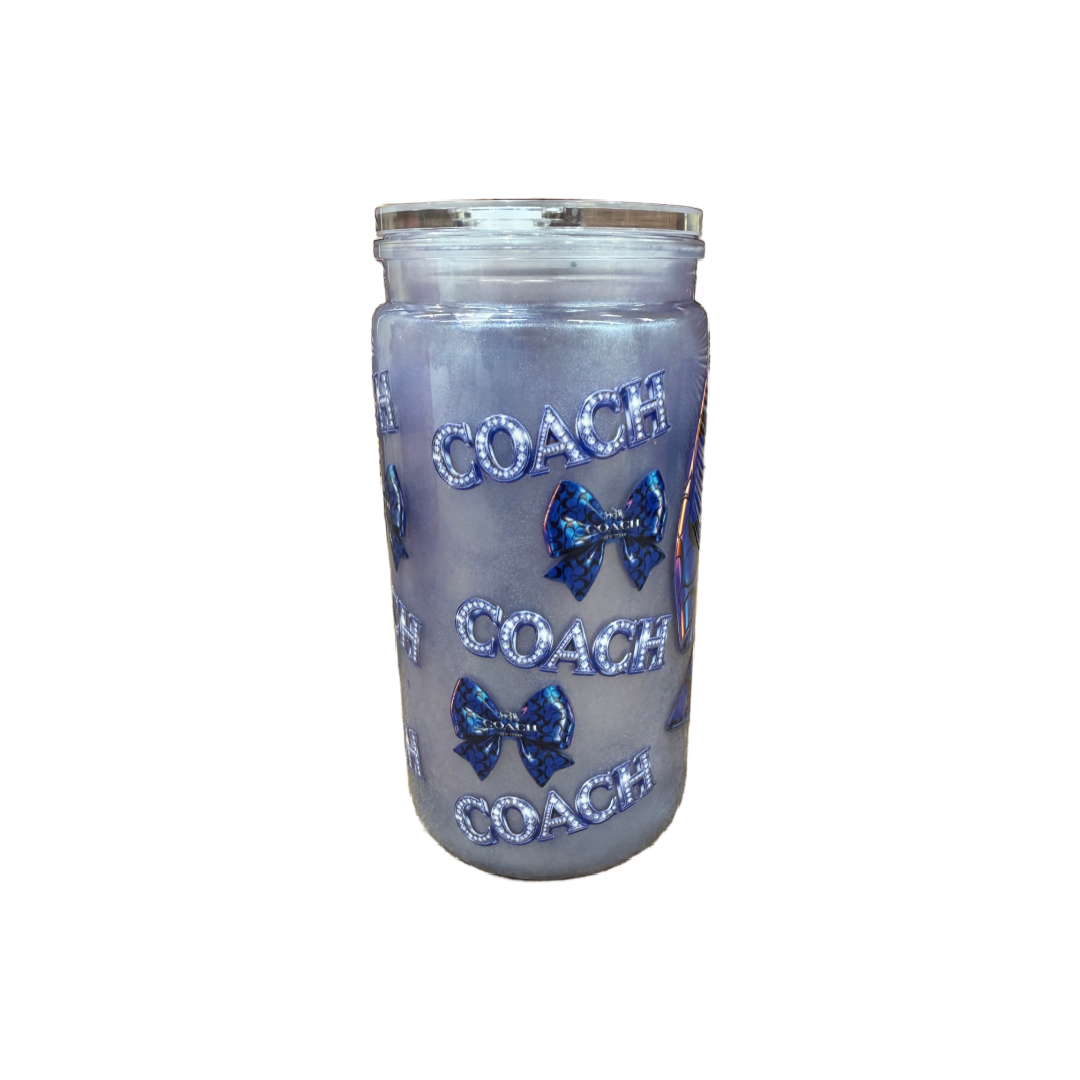 Coach Inspired Metallic Mica 16oz Cup