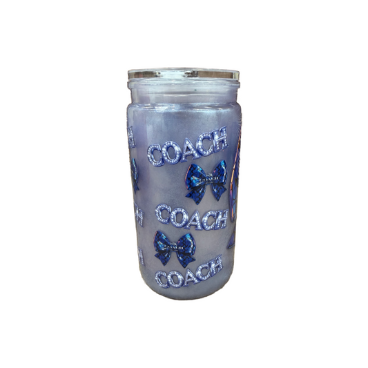 Coach Inspired Metallic Mica 16oz Cup