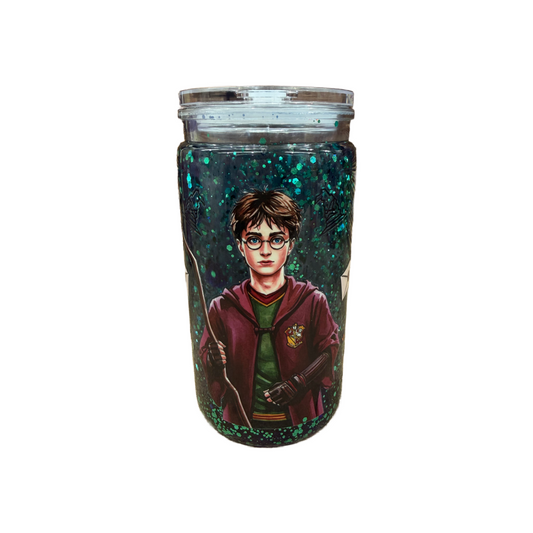 HP Green Glitter Lava 16oz Cup
