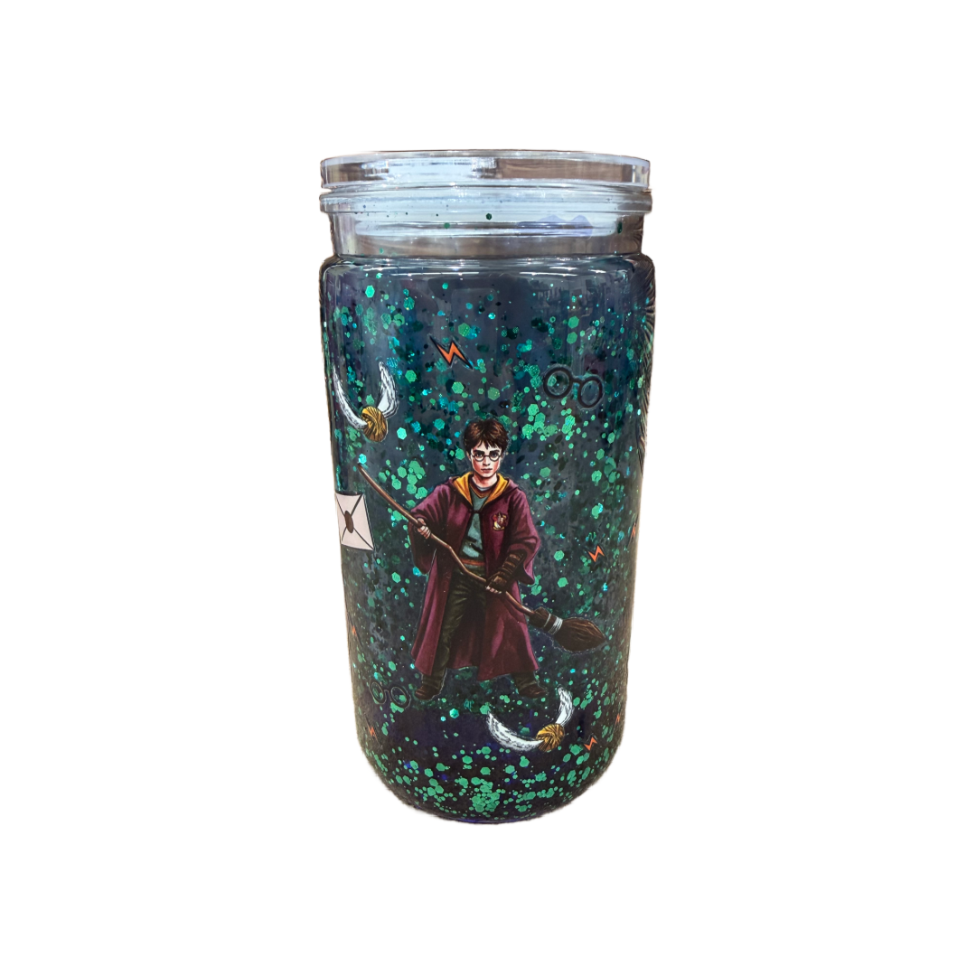 HP Green Glitter Lava 16oz Cup