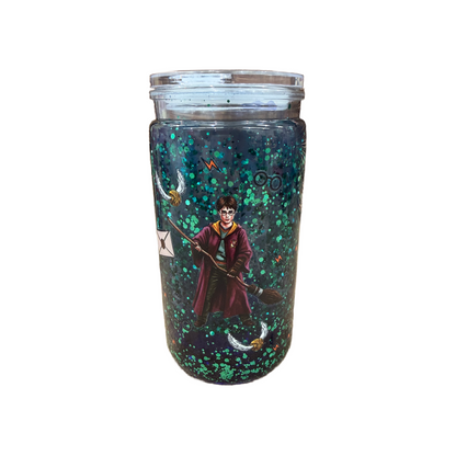 HP Green Glitter Lava 16oz Cup