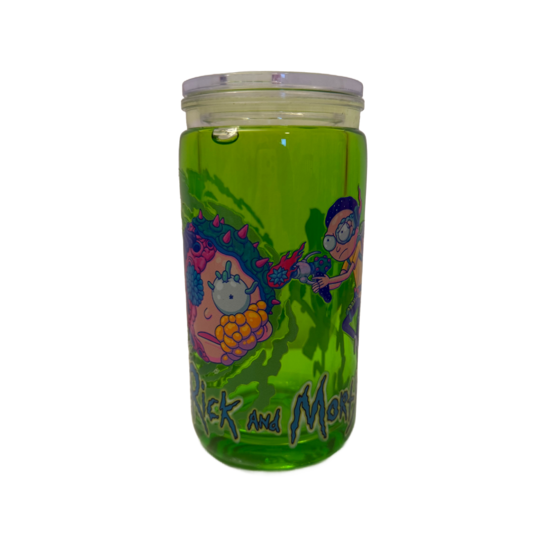 Rick & Morty Inspired Green Oil 16oz Cup