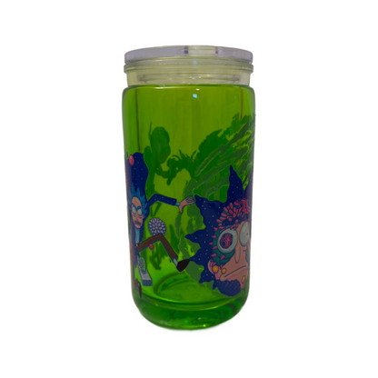 Rick & Morty Inspired Green Oil 16oz Cup