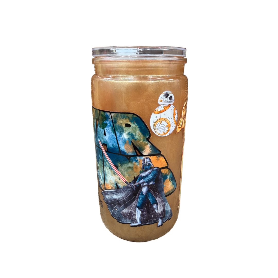 Star Wars Inspired Gold Mica 16oz Cup