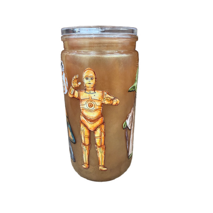 Star Wars Inspired Gold Mica 16oz Cup