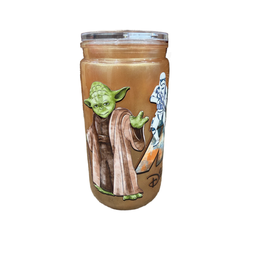 Star Wars Inspired Gold Mica 16oz Cup